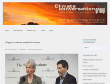 Tablet Screenshot of climateconversation.wordshine.co.nz